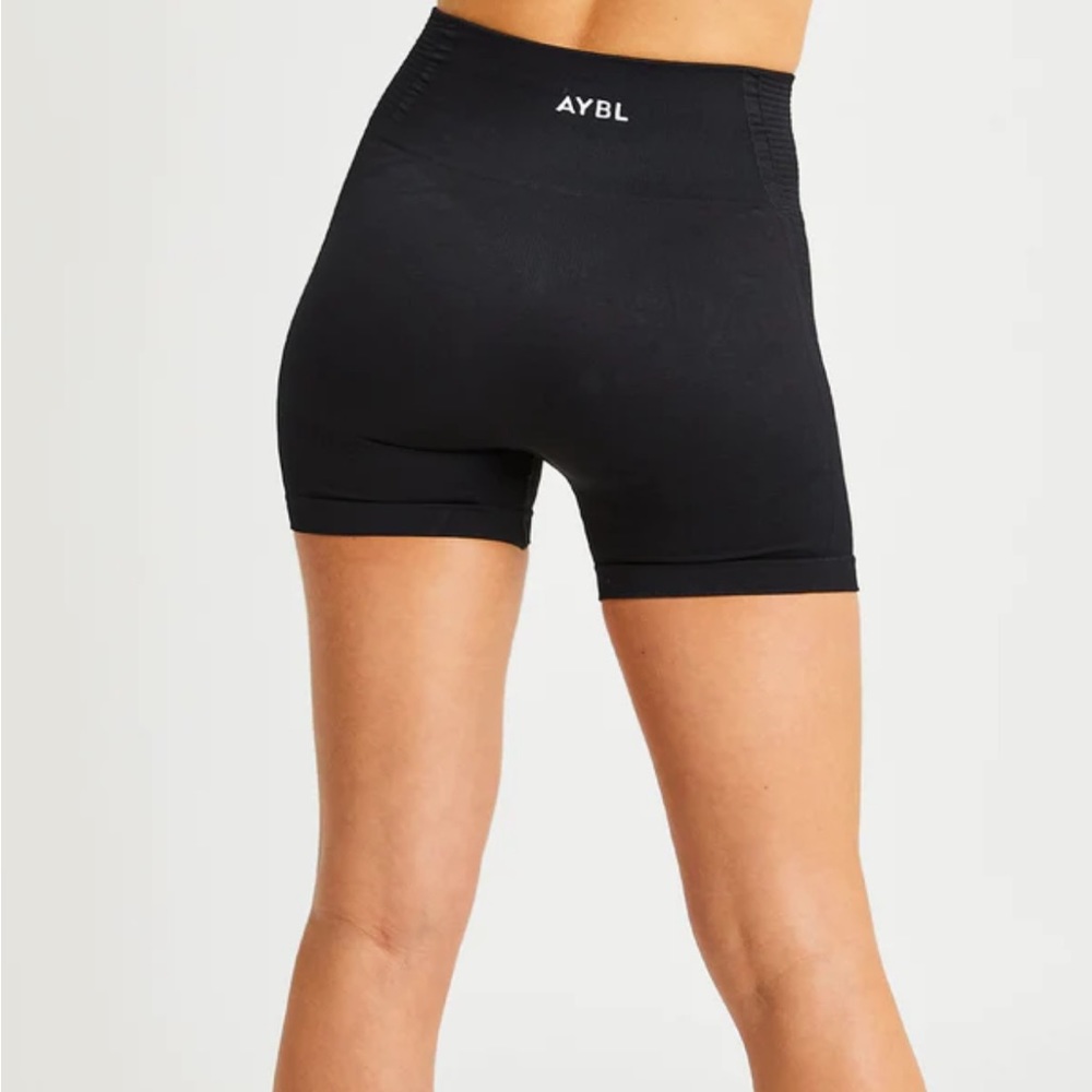 Black AYBL gym shorts